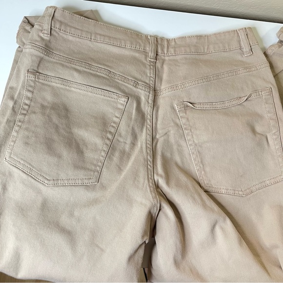 H&M Mom Loose Fit Twill Pants|Beige,size 12| - Picture 5 of 9